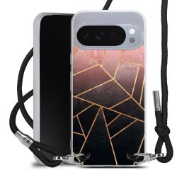 New Carry Case Transparent Stoff schwarz/silber