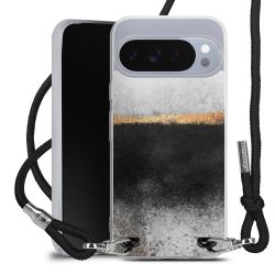 New Carry Case Transparent Stoff schwarz/silber