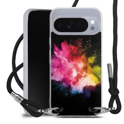 New Carry Case Transparent Stoff schwarz/silber