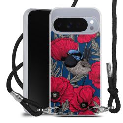 New Carry Case Transparent Stoff schwarz/silber