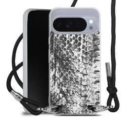 New Carry Case Transparent Stoff schwarz/silber