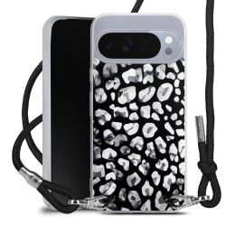 New Carry Case Transparent Stoff schwarz/silber