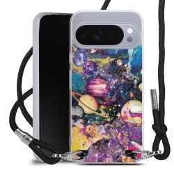 New Carry Case Transparent Stoff schwarz/silber