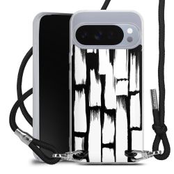 New Carry Case Transparent Stoff schwarz/silber