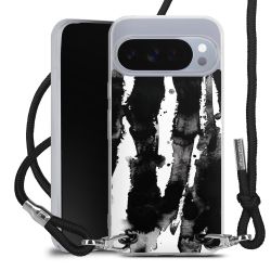 New Carry Case Transparent Stoff schwarz/silber