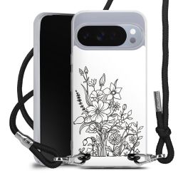 New Carry Case Transparent Stoff schwarz/silber