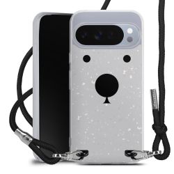 New Carry Case Transparent Stoff schwarz/silber