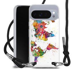 New Carry Case Transparent Stoff schwarz/silber