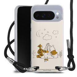 New Carry Case Transparent Stoff schwarz/silber