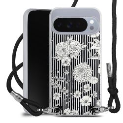 New Carry Case Transparent Stoff schwarz/silber