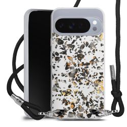 New Carry Case Transparent Stoff schwarz/silber