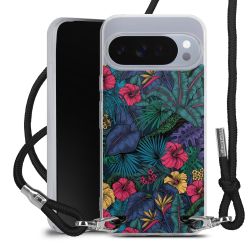 New Carry Case Transparent Stoff schwarz/silber