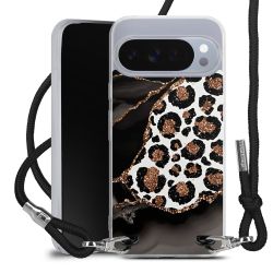 New Carry Case Transparent Stoff schwarz/silber