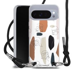 New Carry Case Transparent Stoff schwarz/silber