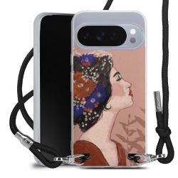 New Carry Case Transparent Stoff schwarz/silber