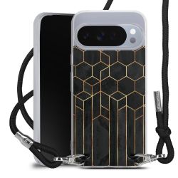 New Carry Case Transparent Stoff schwarz/silber