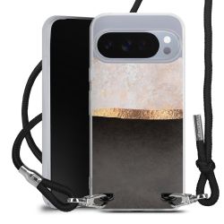 New Carry Case Transparent Stoff schwarz/silber