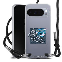 New Carry Case Transparent Stoff schwarz/silber