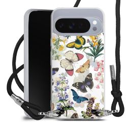 New Carry Case Transparent Stoff schwarz/silber