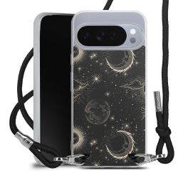 New Carry Case Transparent Stoff schwarz/silber