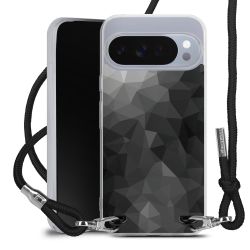 New Carry Case Transparent Stoff schwarz/silber