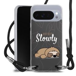 New Carry Case Transparent Stoff schwarz/silber