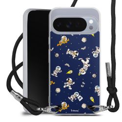 New Carry Case Transparent Stoff schwarz/silber