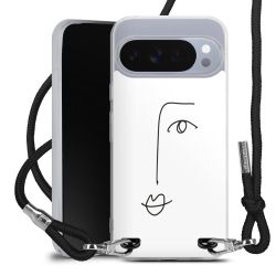 New Carry Case Transparent Stoff schwarz/silber