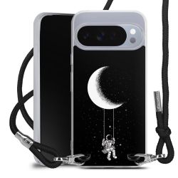 New Carry Case Transparent Stoff schwarz/silber