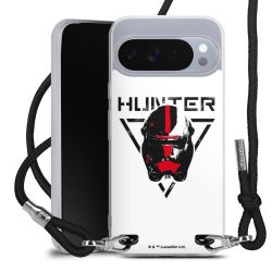 New Carry Case Transparent Stoff schwarz/silber