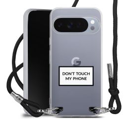 New Carry Case Transparent Stoff schwarz/silber