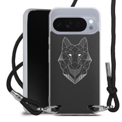 New Carry Case Transparent Stoff schwarz/silber