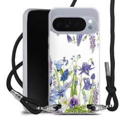 New Carry Case Transparent Stoff schwarz/silber