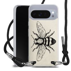 New Carry Case Transparent Stoff schwarz/silber