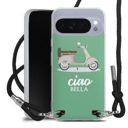 New Carry Case Transparent Stoff schwarz/silber