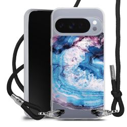 New Carry Case Transparent Stoff schwarz/silber