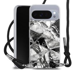 New Carry Case Transparent Stoff schwarz/silber