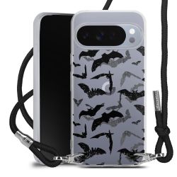 New Carry Case Transparent Stoff schwarz/silber