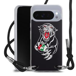 New Carry Case Transparent Stoff schwarz/silber