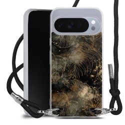 New Carry Case Transparent Stoff schwarz/silber