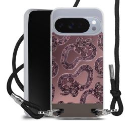 New Carry Case Transparent Stoff schwarz/silber