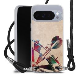 New Carry Case Transparent Stoff schwarz/silber