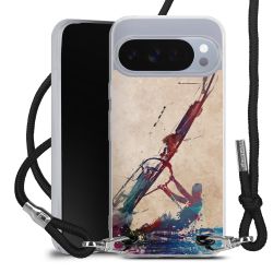 New Carry Case Transparent Stoff schwarz/silber