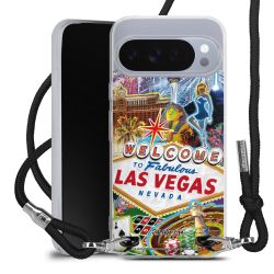 New Carry Case Transparent Stoff schwarz/silber