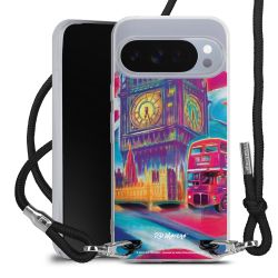 New Carry Case Transparent Stoff schwarz/silber