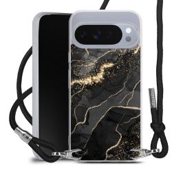 New Carry Case Transparent Stoff schwarz/silber