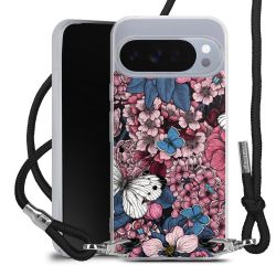 New Carry Case Transparent Stoff schwarz/silber