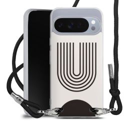 New Carry Case Transparent Stoff schwarz/silber