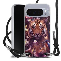 New Carry Case Transparent Stoff schwarz/silber