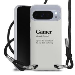 New Carry Case Transparent Stoff schwarz/silber